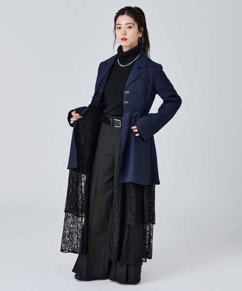 Ellno de Mavie ファイヤーマンジャケットワンピース Ellno de Mavie（エルノデメヴィ） パーティードレス ワンピース