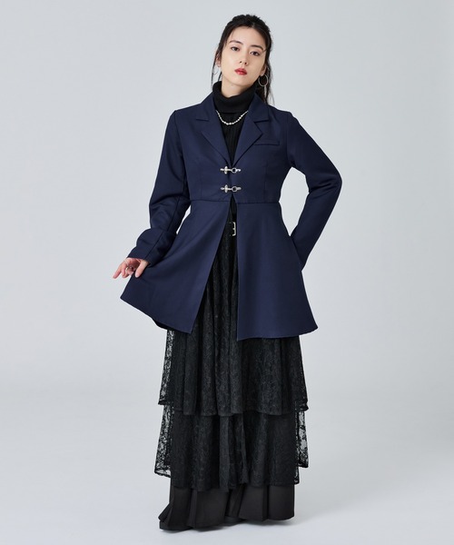 Ellno de Mavie ファイヤーマンジャケットワンピース Ellno de Mavie（エルノデメヴィ） パーティードレス ワンピース