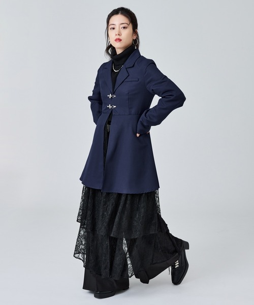 Ellno de Mavie ファイヤーマンジャケットワンピース Ellno de Mavie（エルノデメヴィ） パーティードレス ワンピース