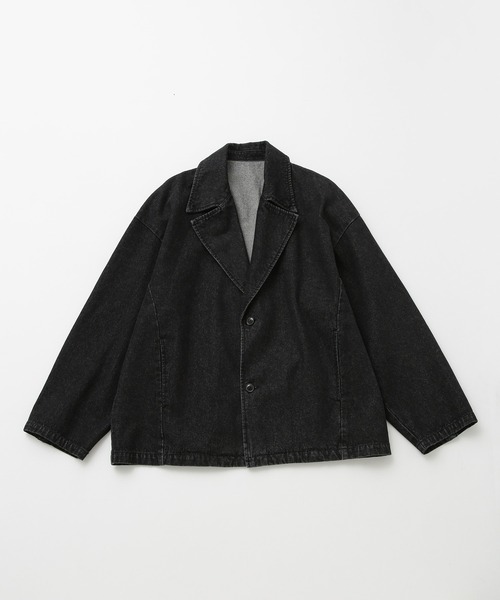 「JUNRED」 デニムジャケット S ブラック メンズ_画像7