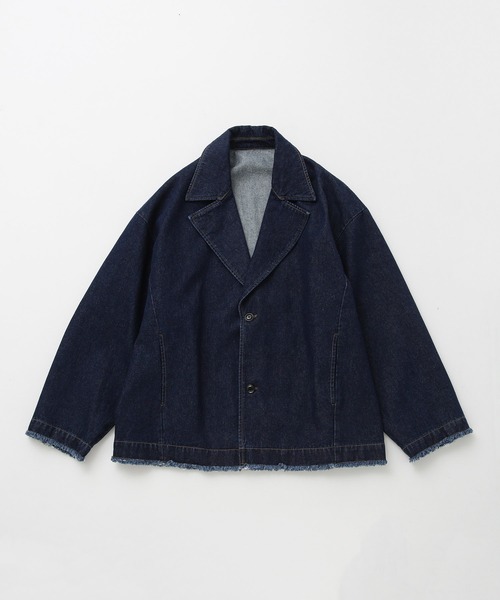 「JUNRED」 デニムジャケット S ブラック メンズ_画像8