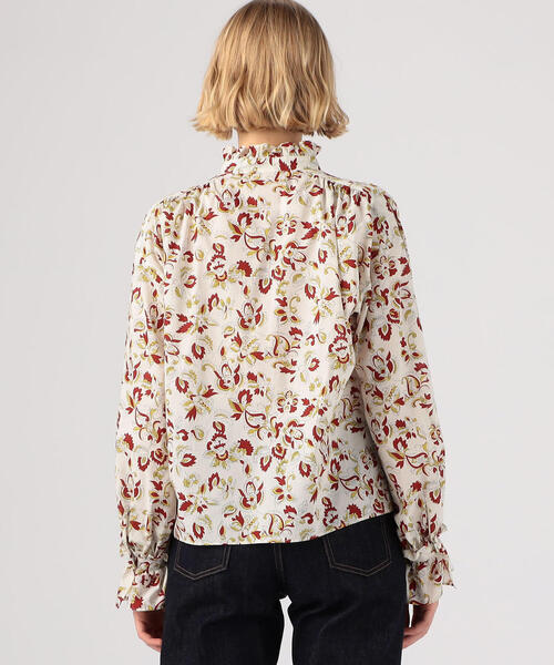 「SOULEIADO」 長袖ブラウス 36 ピンク系その他 レディース_画像3