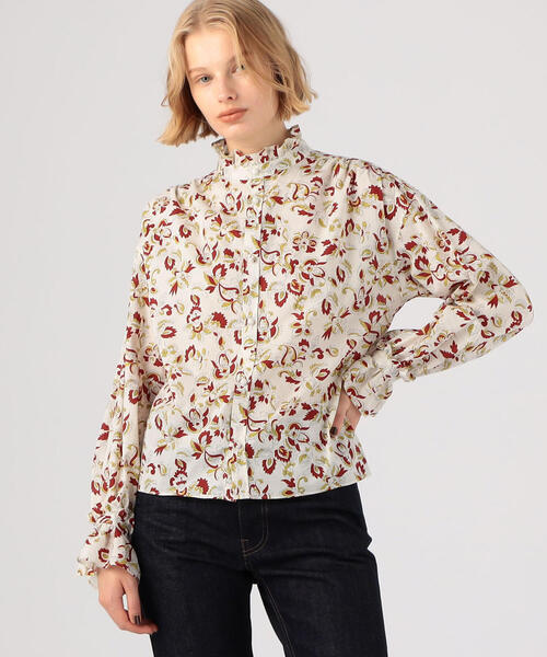 「SOULEIADO」 長袖ブラウス 36 ピンク系その他 レディース_画像5