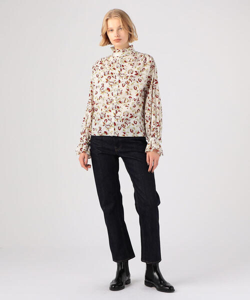 「SOULEIADO」 長袖ブラウス 36 ピンク系その他 レディース_画像6