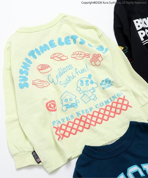 BREEZE（ブリーズ） tシャツ 「リンク」防汚加工 くら寿司コラボ 4柄4