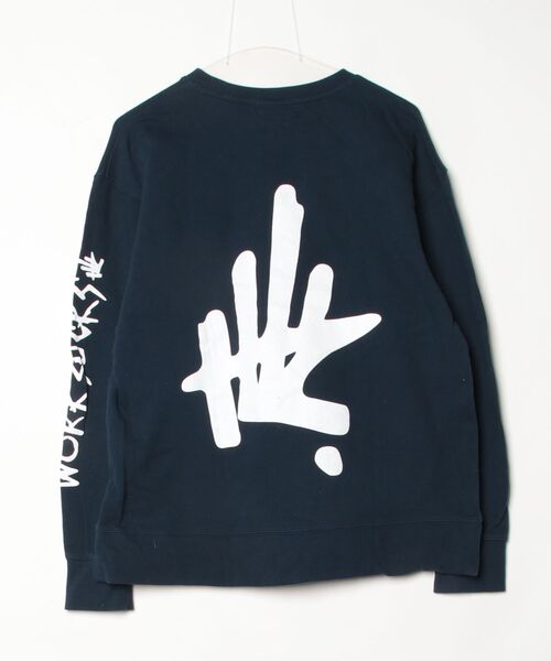 「TOY PLANE」 スウェットカットソー M ネイビー メンズ_画像2