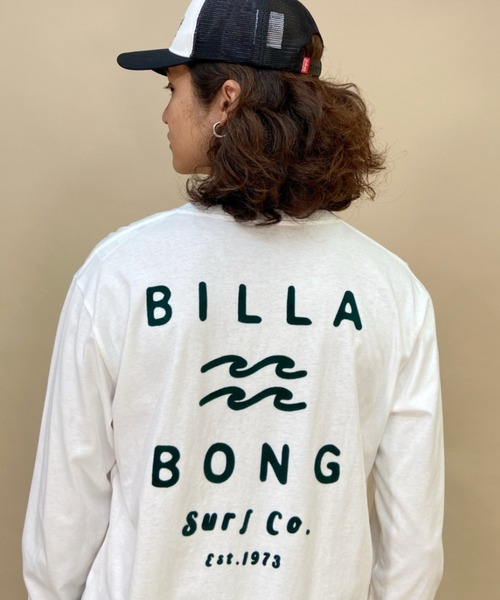 「BILLABONG」 長袖Tシャツ L ホワイト メンズ_画像2