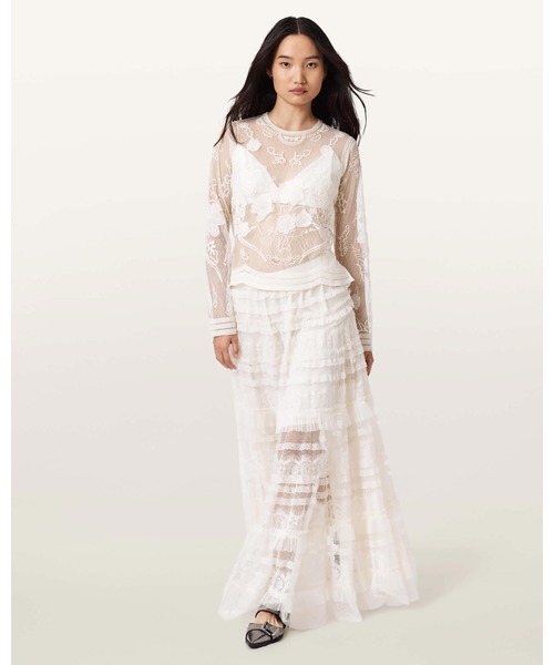 スカート ARLEA TULLE MAXI SKIRT | ARLEA チュール マキシ スカートの画像