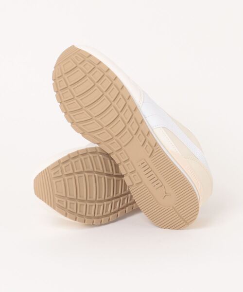 「PUMA」 ローカットスニーカー 23.5cm ブラック×グレー レディース_画像3