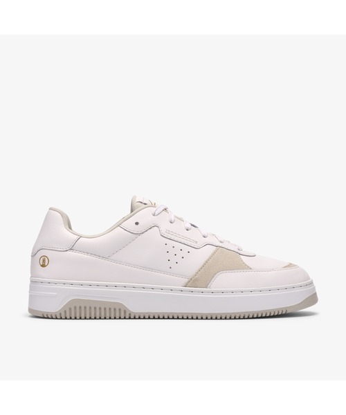 Clarksの白のシューズ Clarks（クラークス） スニーカー Bostock Lace / ボストックレース