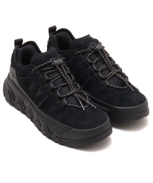 「UGG」 ローカットスニーカー 24.0cm ブラック レディース