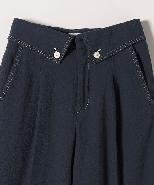 【BLACK】<ASTRAET>カルゼ ハイウエスト テーパードパンツ ASTRAET＞カルゼ ハイウエスト テーパードパンツ