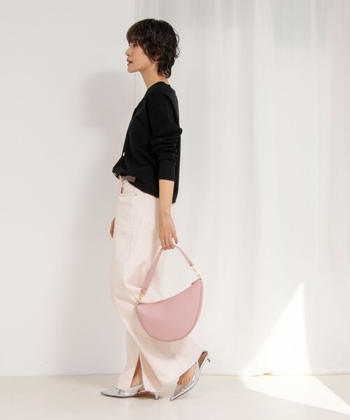 「Rie Miller」 ニットカーディガン 38 ベージュ レディース_画像5