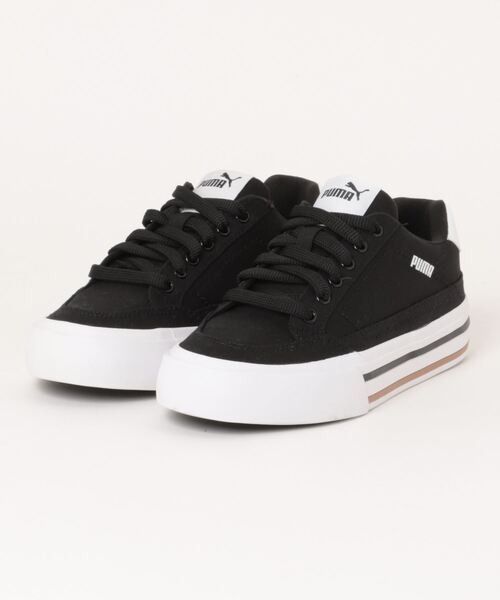 「PUMA」 シューズ 23.0cm ホワイト×ブラック メンズ_画像3