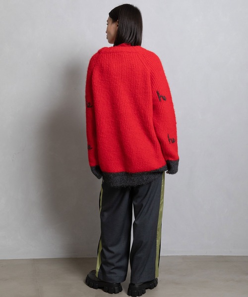 「MARECHAL TERRE」 長袖ニット MEDIUM パープル レディース_画像4