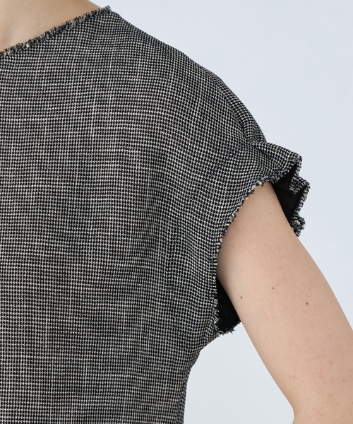 「BALLSEY」 半袖ブラウス 36 グレー系その他 レディース_画像8