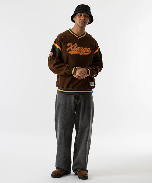 「XLARGE」 スウェットカットソー X-LARGE ブラック メンズ_画像6