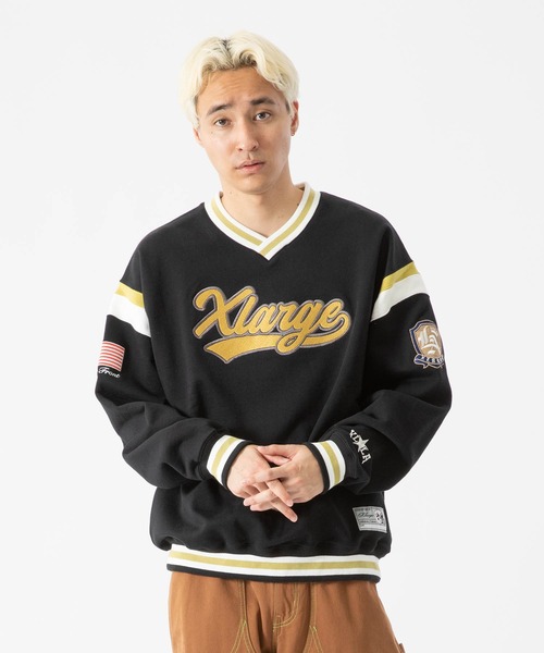「XLARGE」 スウェットカットソー X-LARGE ブラック メンズ_画像7