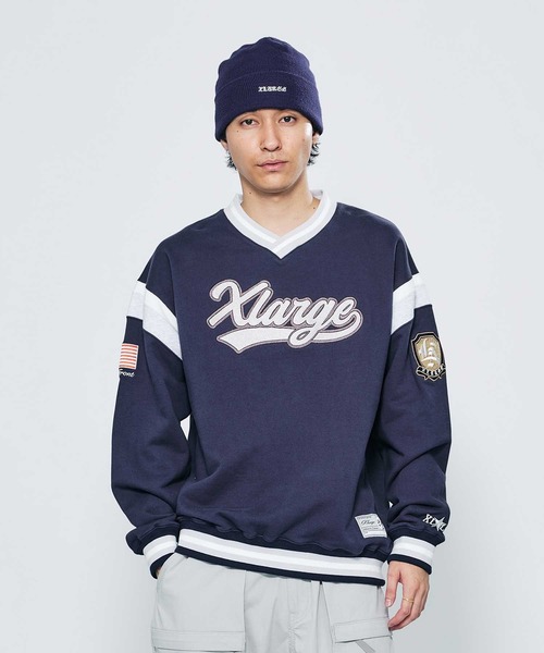 「XLARGE」 スウェットカットソー X-LARGE ブラック メンズ_画像9