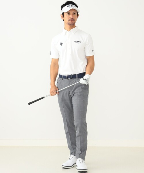BEAMS GOLF（ビームス ゴルフ） 半袖ポロシャツ L ネイビー メンズ