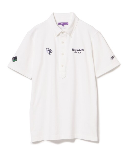 BEAMS GOLF（ビームス ゴルフ） 半袖ポロシャツ L ネイビー メンズ