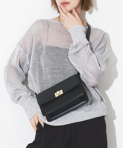 「Rouge vif」 長袖ニット - グレー レディース_画像3
