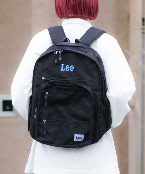 デイバック リュック 「Lee/リー」14ポケット 多機能バックパック 撥水 リュック 大容量 約35.5L レディース_12