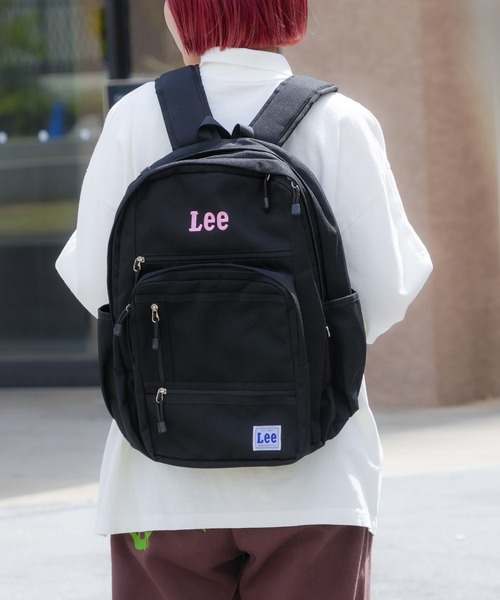 デイバック リュック 「Lee/リー」14ポケット 多機能バックパック 撥水 リュック 大容量 約35.5L レディース_18