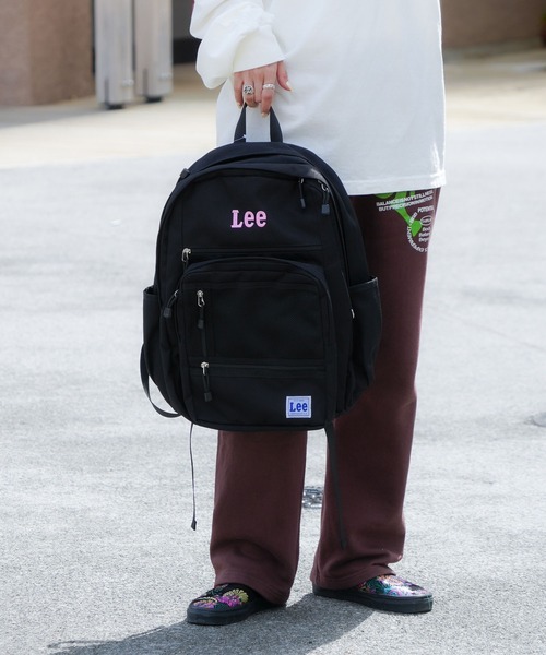 デイバック リュック 「Lee/リー」14ポケット 多機能バックパック 撥水 リュック 大容量 約35.5L レディース_21