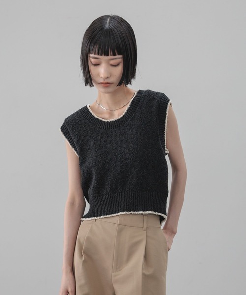 LOWRYS FARM（ローリーズファーム） ベスト ジレ ハイショクバック