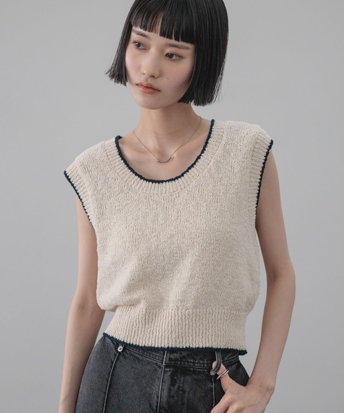 LOWRYS FARM（ローリーズファーム） ベスト ジレ ハイショクバック