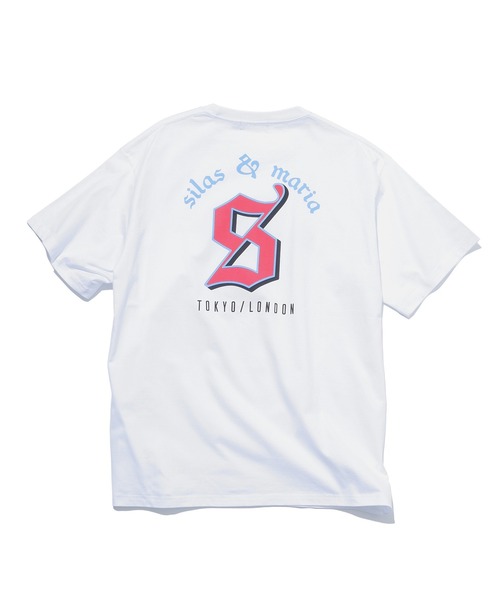 「SILAS」 半袖Tシャツ M ホワイト メンズ_画像2