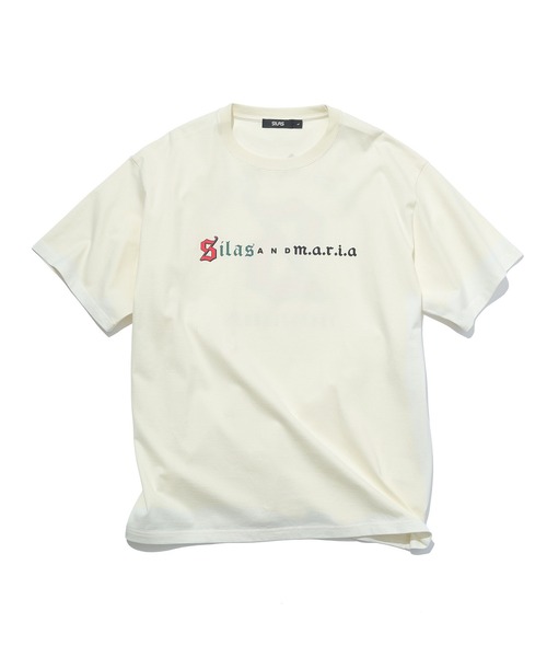 「SILAS」 半袖Tシャツ M ホワイト メンズ_画像4