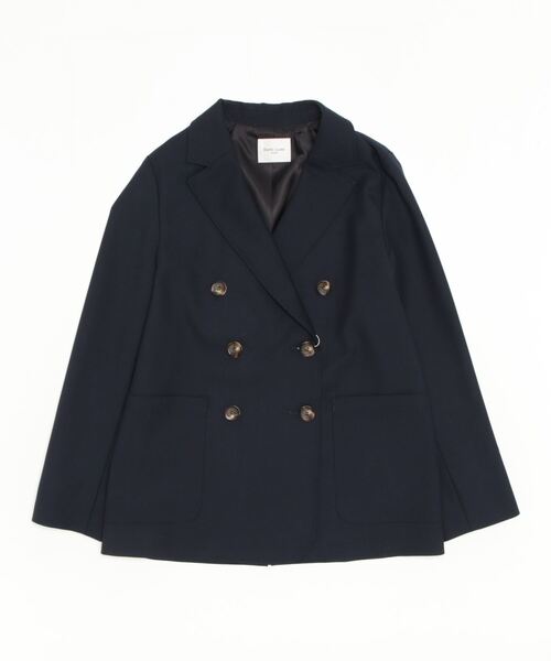 「Demi-Luxe BEAMS」 テーラードジャケット 38 ベージュ レディースの画像
