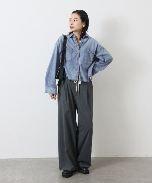 「JOURNAL STANDARD」 長袖シャツ FREE キャメル レディースの画像