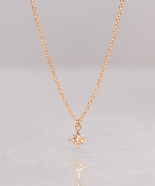 Jouete（ジュエッテ） ネックレス K10WG ネックレス ペタルチェーン