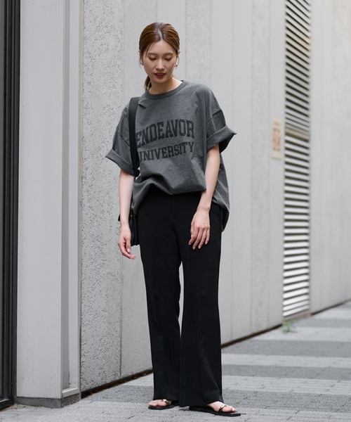 FRAMeWORK（フレームワーク） 半袖Tシャツ FREE ライトグレー