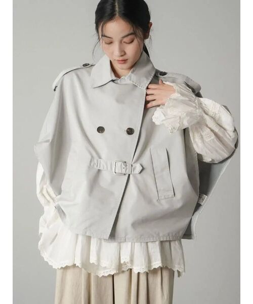 FIKA.（フィーカ） コート アウター Trench cape jacket レディース 