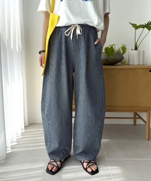 「CIAOPANIC TYPY」 デニムパンツ LARGE ブルー レディース_画像2