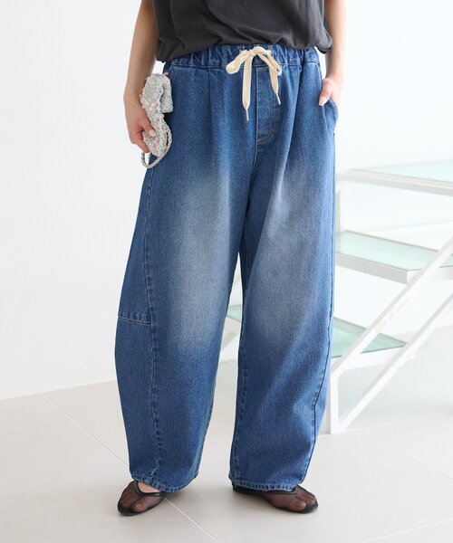 「CIAOPANIC TYPY」 デニムパンツ LARGE ブルー レディース_画像4