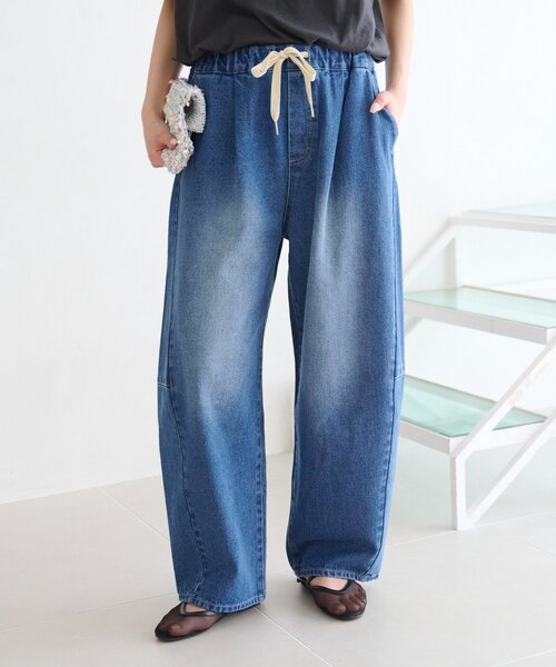 「CIAOPANIC TYPY」 デニムパンツ LARGE ブルー レディース_画像6