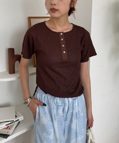CIAOPANIC TYPY（チャオパニックティピー） ヘンリーネック tシャツ