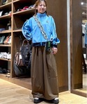 チェック先染めショルダーストラップの詳細画像1