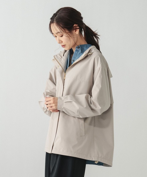 「GLOBAL WORK」 マウンテンパーカー MEDIUM ブラック レディース_画像6