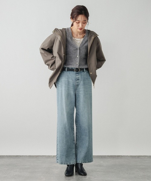 「GLOBAL WORK」 マウンテンパーカー MEDIUM ブラック レディース_画像7