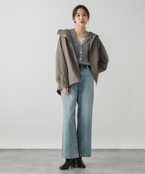 「GLOBAL WORK」 マウンテンパーカー MEDIUM ブラック レディース_画像8