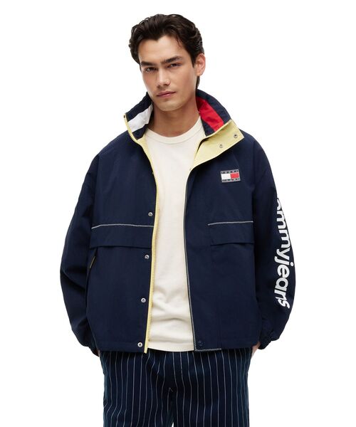 【美品:希少】 jeans ナイロンジャケット セーリングジャケット TOMMY JEANS（トミー・ジーンズ） ナイロンジャケット ヘリテージ