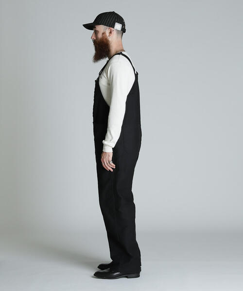 Schott N.Y.C（ショット） 「schott」 オーバーオール L ブラック