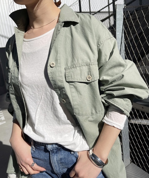 「Spick & Span」 長袖カットソー FREE ベージュ レディース_画像2
