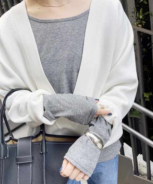 「Spick & Span」 長袖カットソー FREE ベージュ レディース_画像3